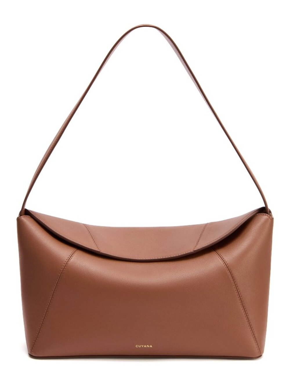 Cuyana Forma Shoulder Bag in Dark Chestnut